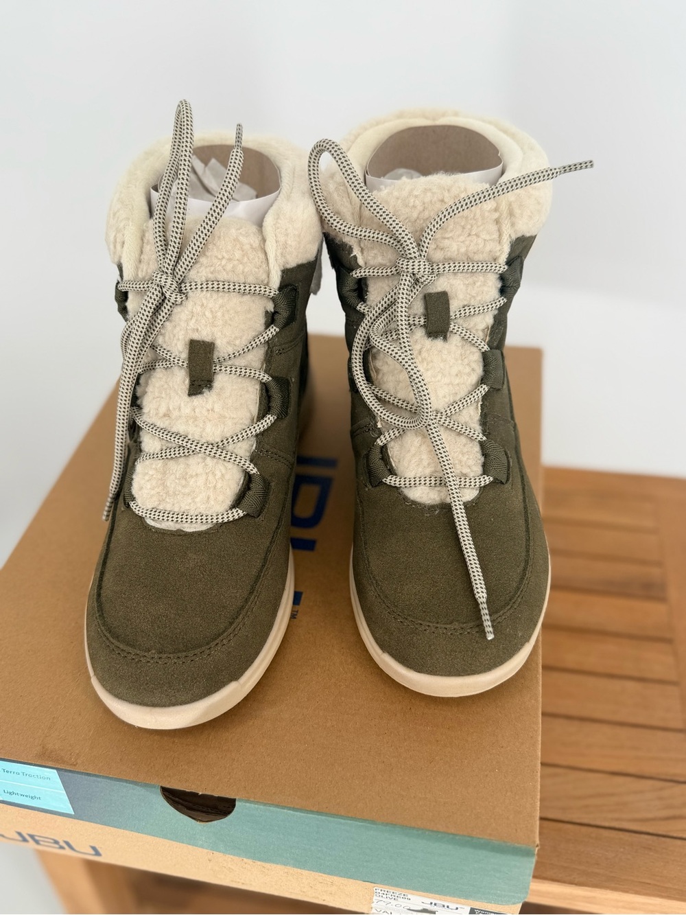 New freeze WOMENS JBU High-Top Winter Boots with Sherpa Lining SIZE 7.5